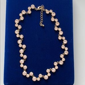 Rose Gold Stone Necklace.